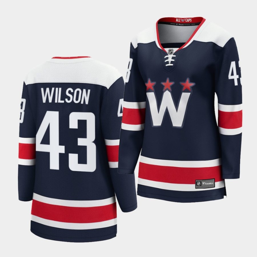 tom wilson capitals navy alternate women jerseys