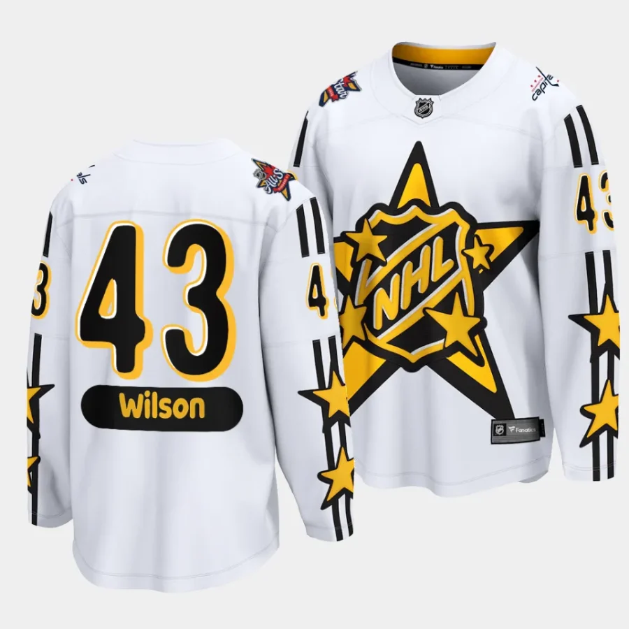 tom wilson capitals white 2024 nhl all star game breakaway jersey