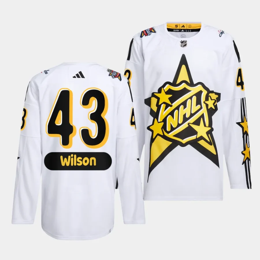 tom wilson capitals white 2024 nhl all star game drew house jersey