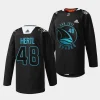 tomas hertl sharks black 2023warriors special edition jersey