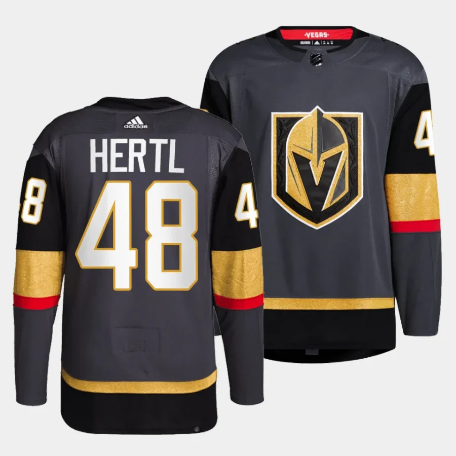 tomas hertl vgk black alternate authentic primegreen jersey