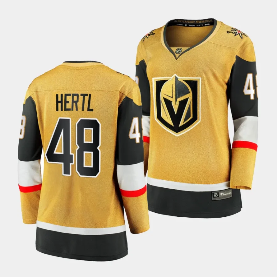 tomas hertl vgk gold home women jerseys