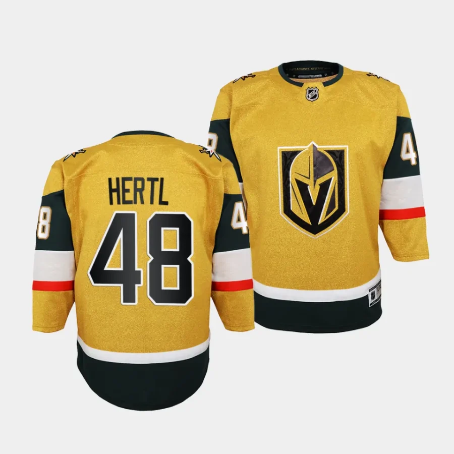 tomas hertl vgk home youth goldpremier player jersey