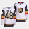 tomas hertl vgk white away authentic primegreen jersey