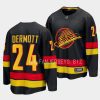 travis dermott canucks black 2023 24alternate breakaway player jersey