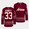 travis dermott coyotes garnet 2022 23alternate primegreen authentic jersey