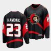 travis hamonic senators black special edition 2.0 breakaway player jersey