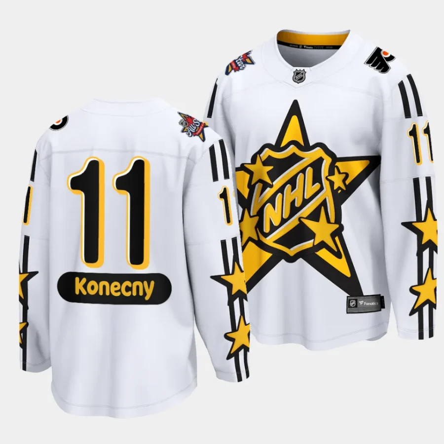 travis konecny flyers white 2024 nhl all star game breakaway jersey