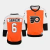 travis sanheim flyers 2023 24home youth burnt orange jersey