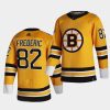 trent frederic bruins gold 2021 reverse retro authentic jersey