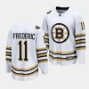 trent frederic bruins white 2023 24100th anniversary premier jersey