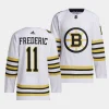 trent frederic bruins white 2023 24100th anniversary primegreen authentic playerjersey