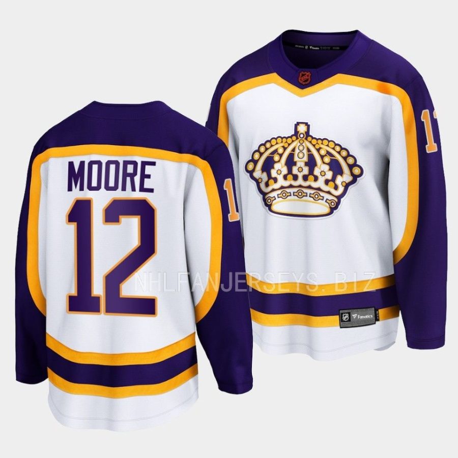 trevor moore la kings white special edition 2.0 breakaway jersey