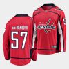 trevor van riemsdyk capitals red 2020 21 home men jersey