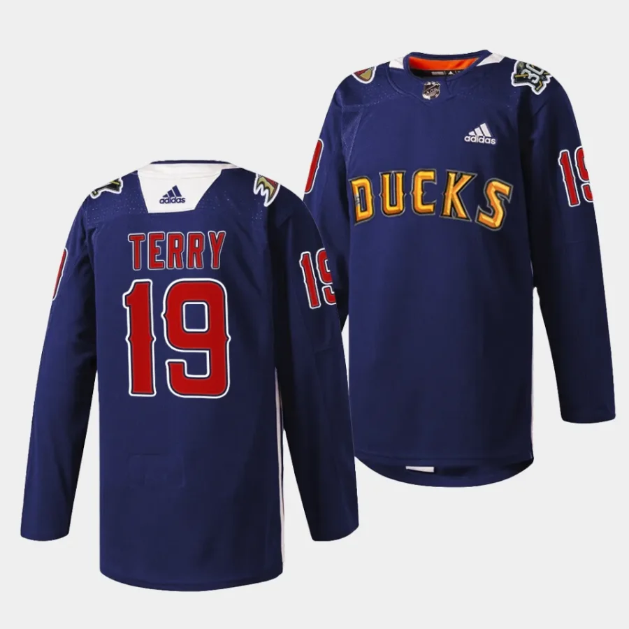 troy terry ducks navy 2024 angels night special jersey