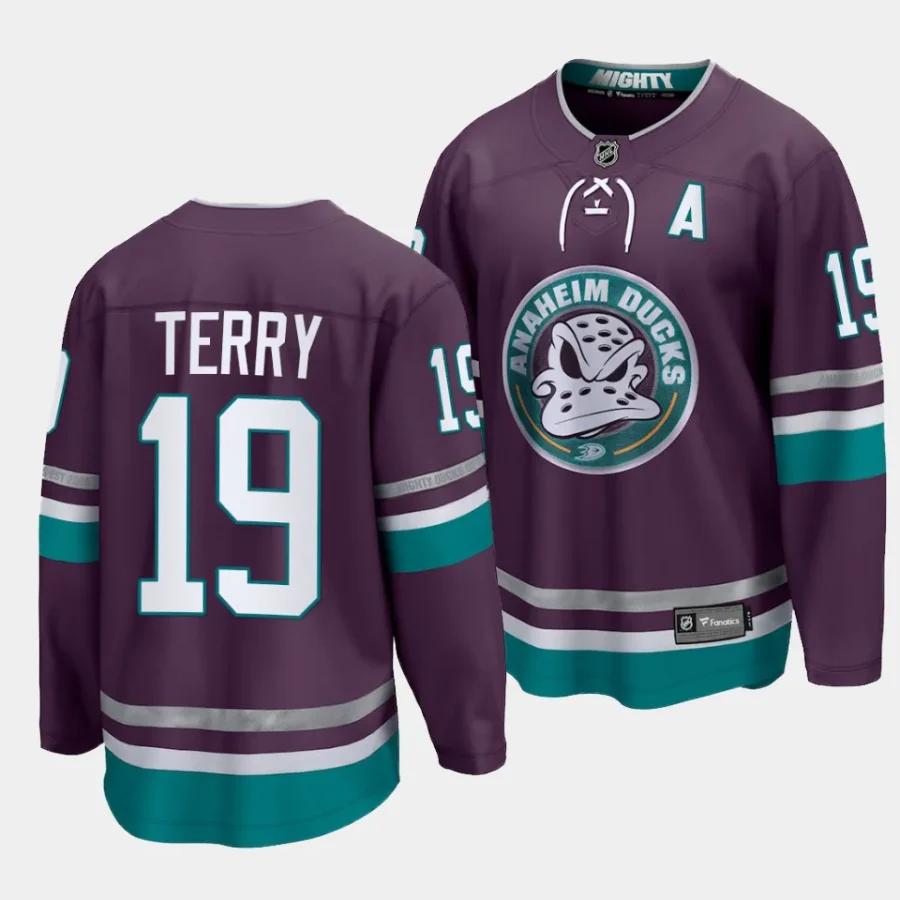 troy terry ducks purple 2023 2430th anniversary premier jersey