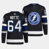 tyler motte lightning black 2023 24alternate primegreen authentic jersey