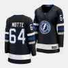 tyler motte lightning black alternate women jerseys