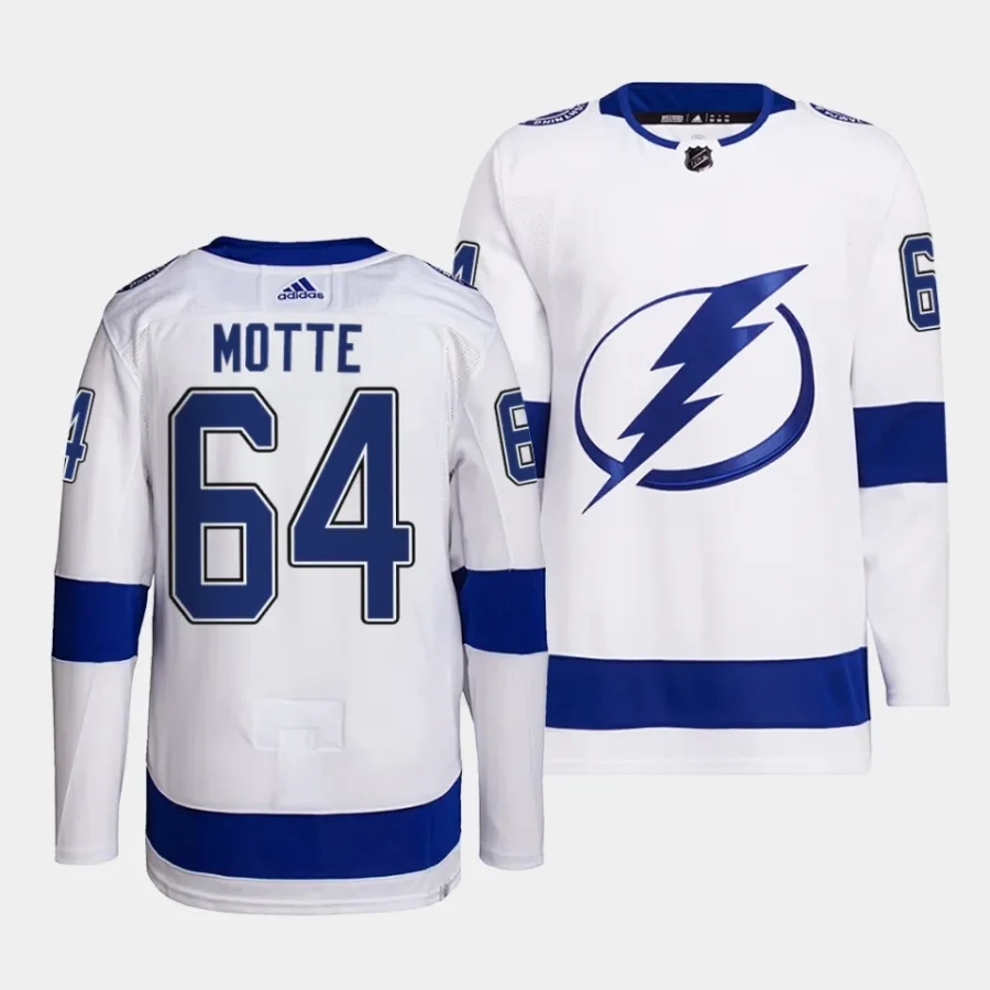 tyler motte lightning white away primegreen jersey