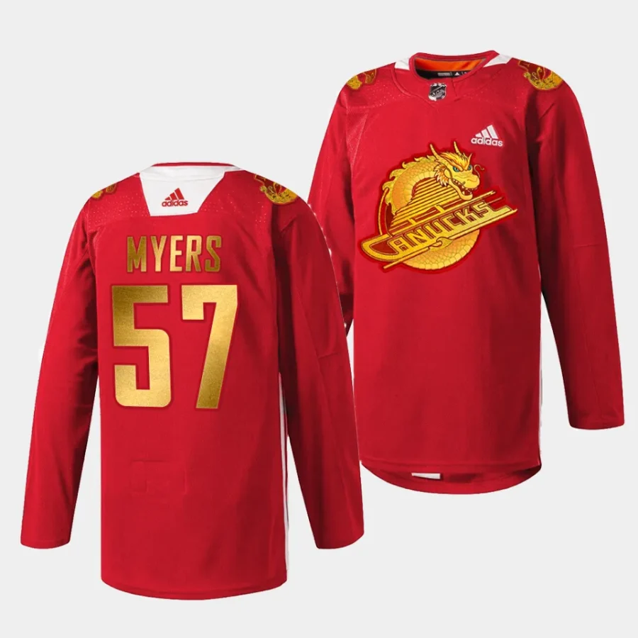 tyler myers canucks red 2024 lunar new year jersey