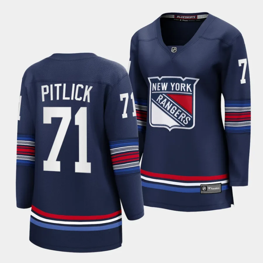 tyler pitlick rangers navy alternate women jerseys