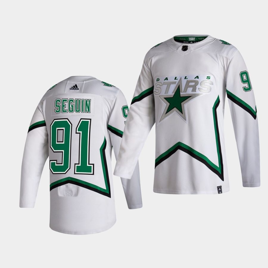 tyler seguin stars white 2021 reverse retro special edition authentic jersey