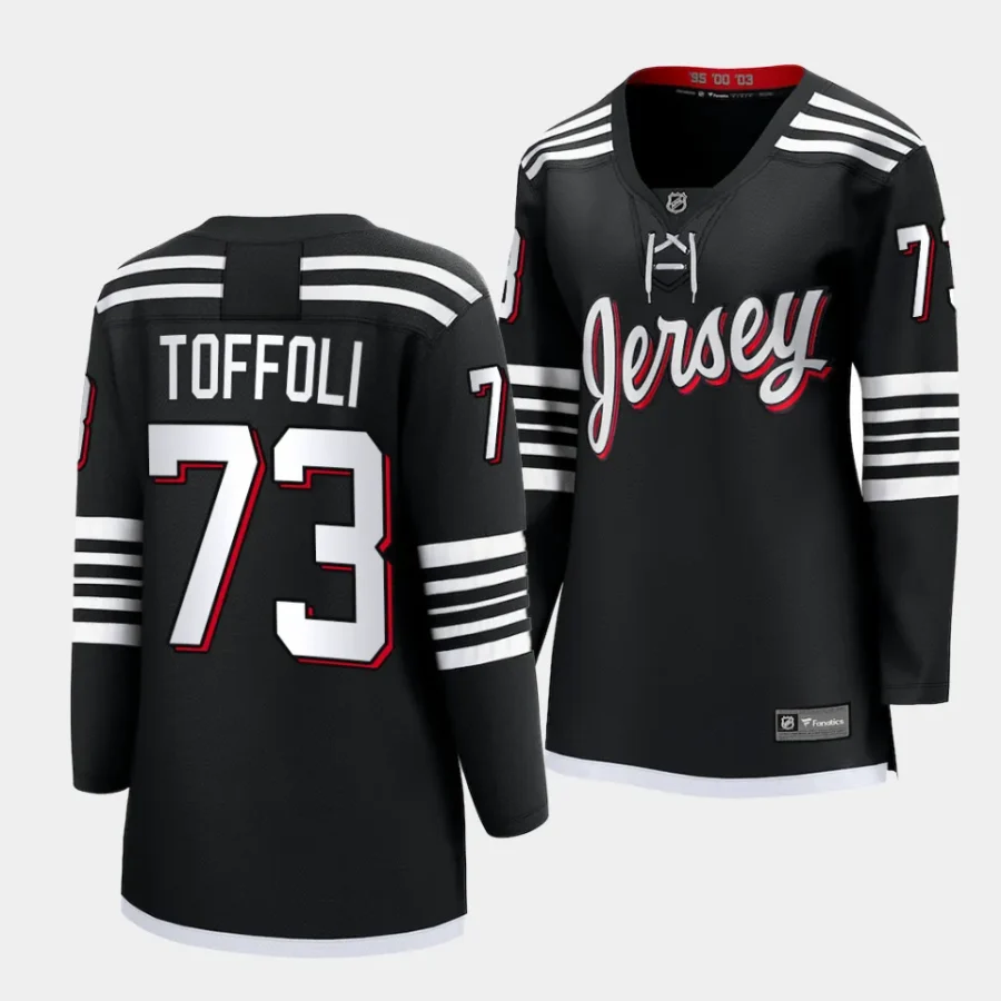 tyler toffoli devils black alternate premier player womenjersey