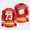 tyler toffoli flames red 2022 23flames x rush x cgy wranglers warmup jersey