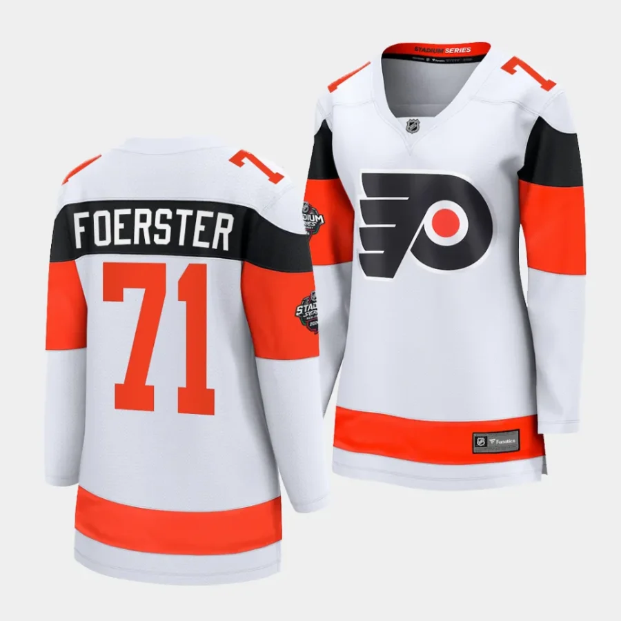 tyson foerster flyers white 2024 nhl stadium series women jerseys