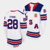 usa charlie stramel 2023 iihf world junior championship white jersey