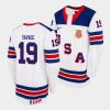 usa red savage 2023 iihf world junior championship white jersey