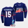 usa scott perunovich 2023 iihf world championship blue away jersey