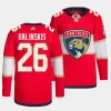 uvis balinskis panthers red home primegreen authentic projersey