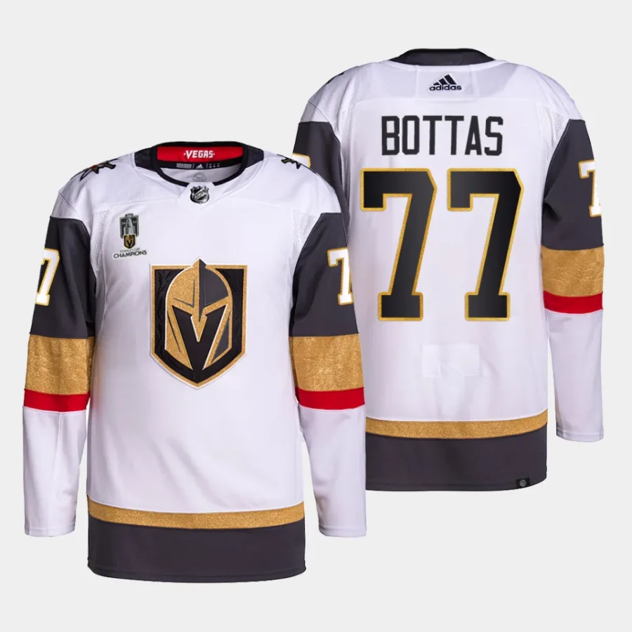 valtteri bottas vgk white 2023 stanley cup champs authentic jersey