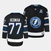 victor hedman lightning 2023 24alternate youth blackpremier player jersey