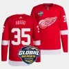 ville husso red wings red 2023 nhl global series sweden authentic jersey