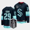 vince dunn kraken blue 2023 stanley cup playoffs home jersey