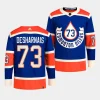 vincent desharnais oilers royal 2023 nhl heritage classic primegreen authentic playerjersey