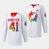 vitek vanecek devils white 2023 pride night special jersey