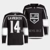 vladislav gavrikov la kings black 2022 23authentic primegreen home jersey