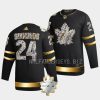 wayne simmonds maple leafs 2022 black memorial borje patch diamond edition jersey