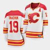 white calgary flames sideline matthew tkachuk jersey 0