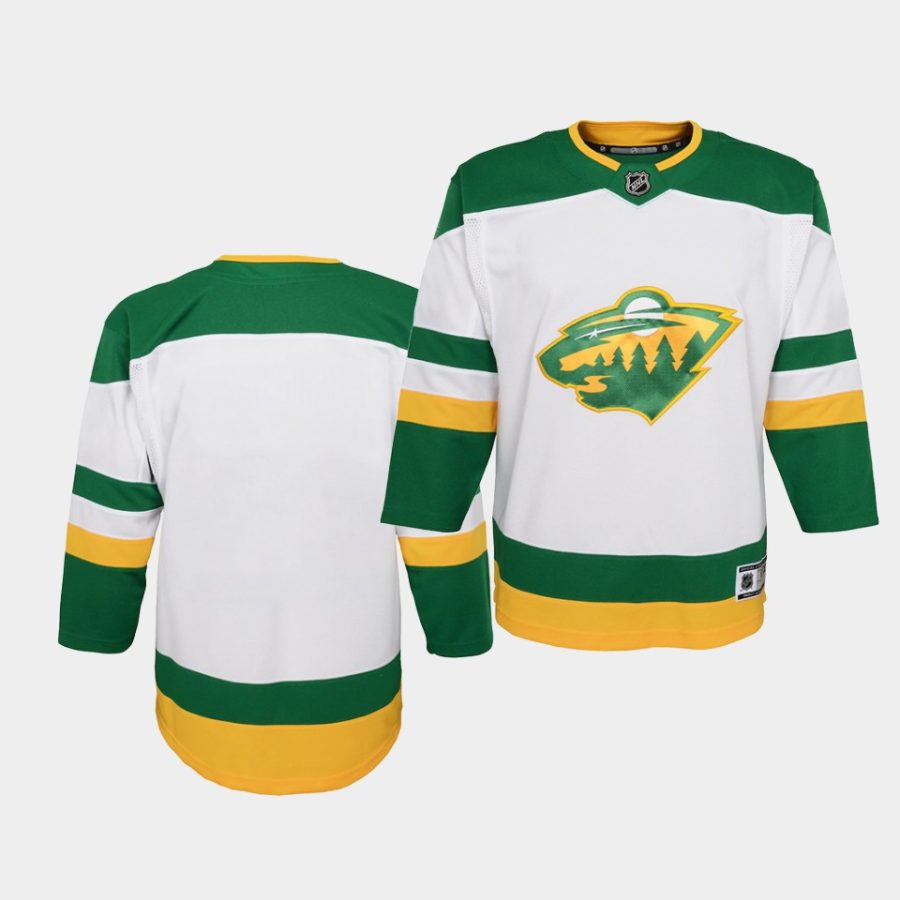 wild white 2021 reverse retro youth jersey