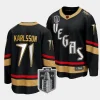 william karlsson vgk black 2023 stanley cup final special edition jersey