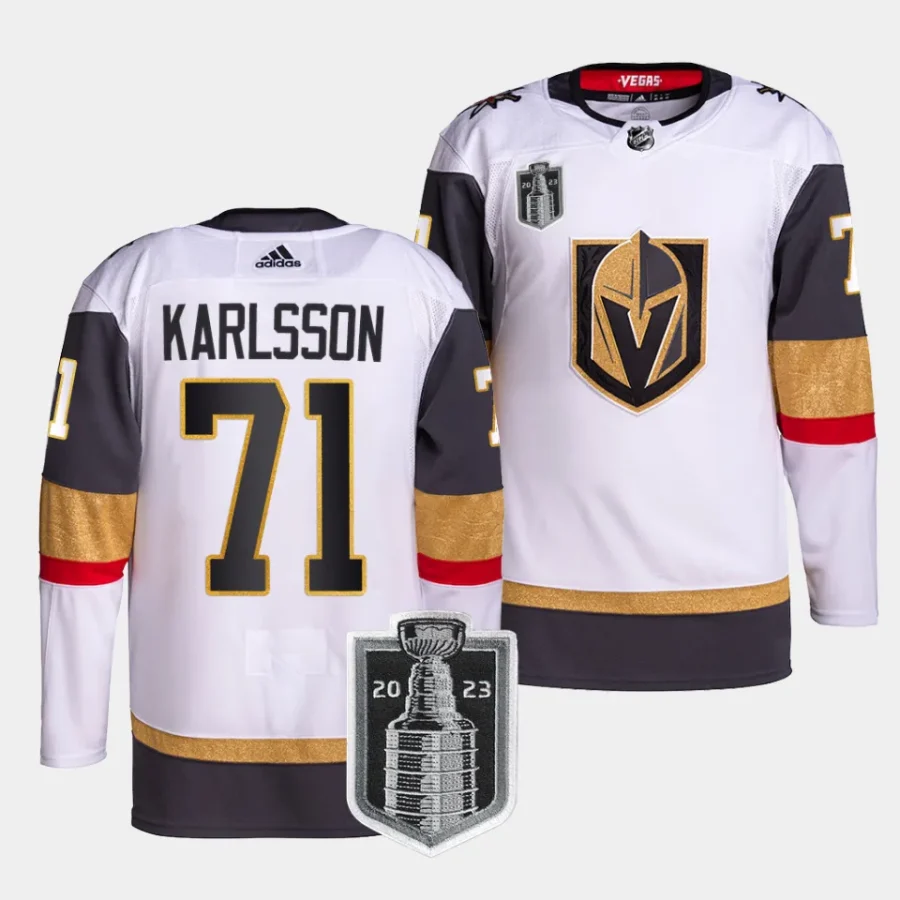 william karlsson vgk white 2023 stanley cup final authentic away jersey