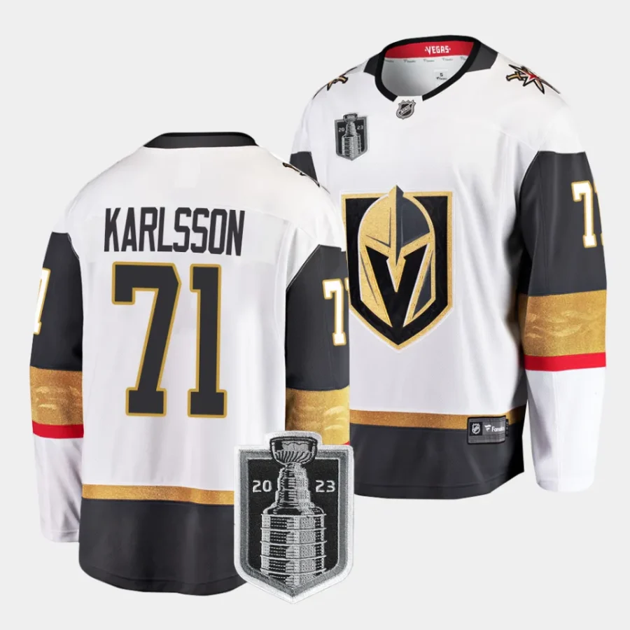 william karlsson vgk white 2023 stanley cup final away jersey