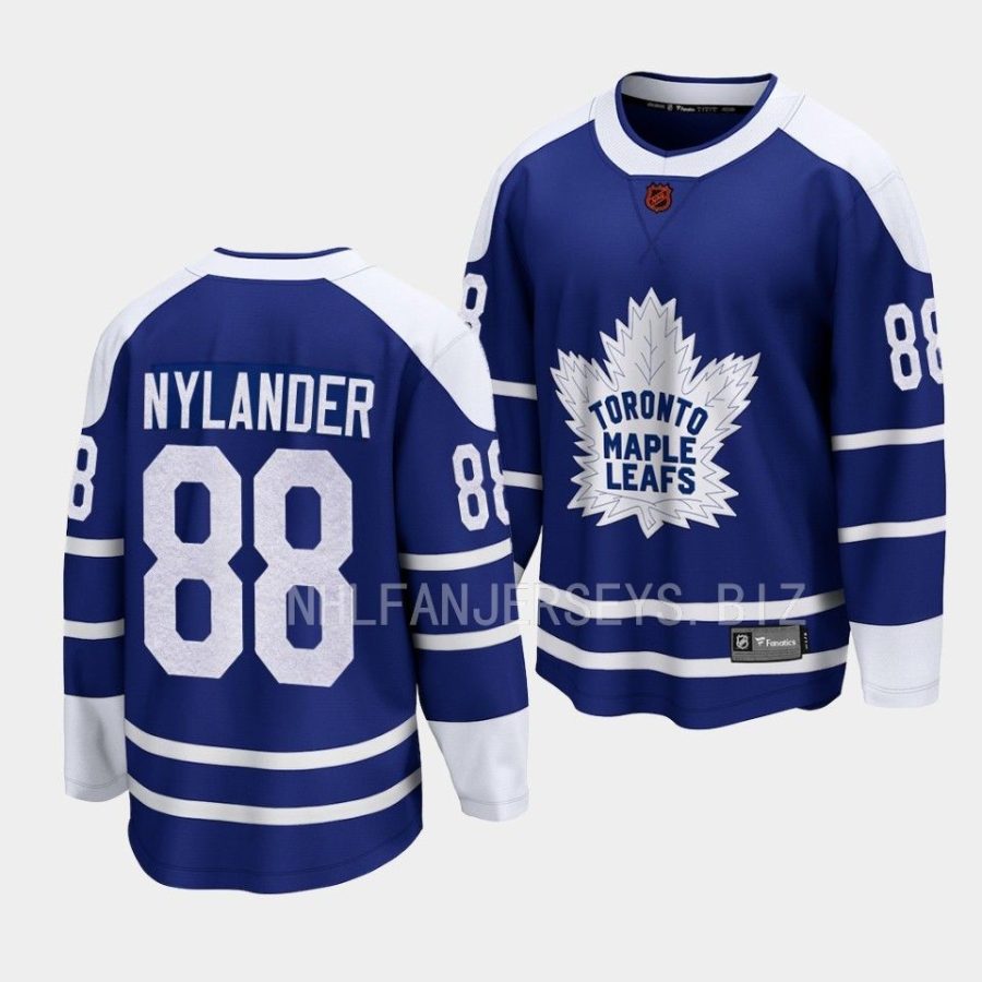 william nylander maple leafs blue 2022special edition 2.0 breakaway jersey