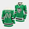 women penguins custom green 2021 st patricks day jersey