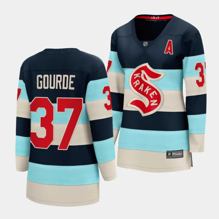 yanni gourde kraken blue 2024 nhl winter classic women jerseys