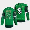 yanni gourde kraken green 2023 st. patricks day primegreen authentic jersey